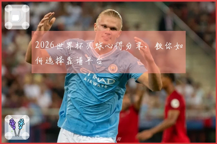 2026世界杯买球心得分享，教你如何选择靠谱平台